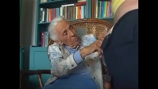 92-years old granny sucking grandson cock.FLV